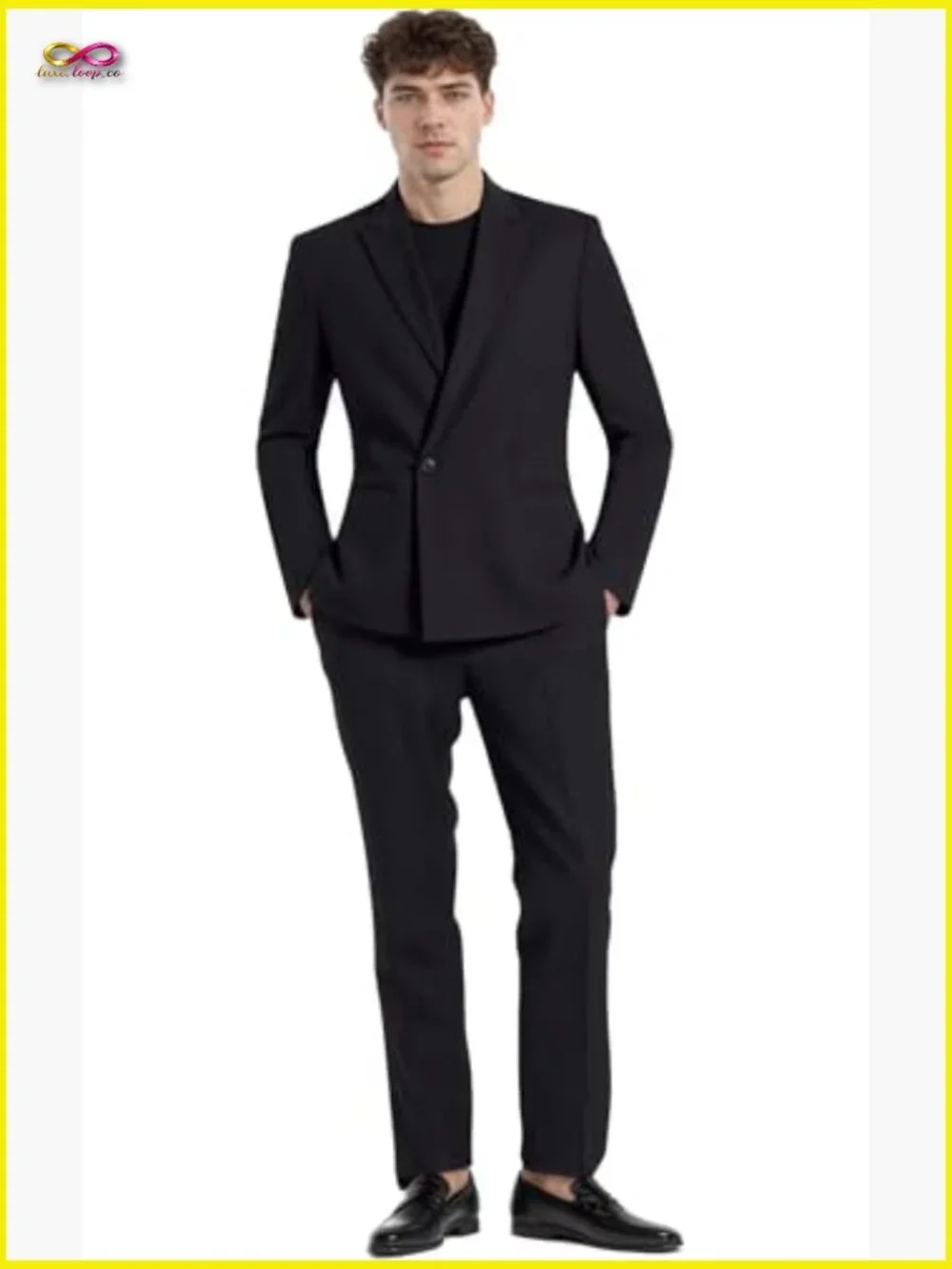 Modern Sport Coat Peak Lapel Blazer Lightweight Business Casual Jacket